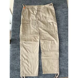 Empyre Relax Drawstring‎ Ankle Beige Adjustable Waist Skate Pant Size 34